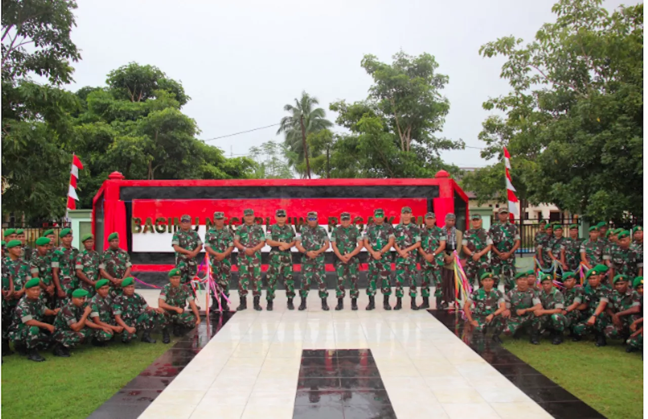 Danrem 151/Binaiya Brigjen TNI Antoninho Resmikan Monumen Bagimu Negeri Jiwa Raga Kami