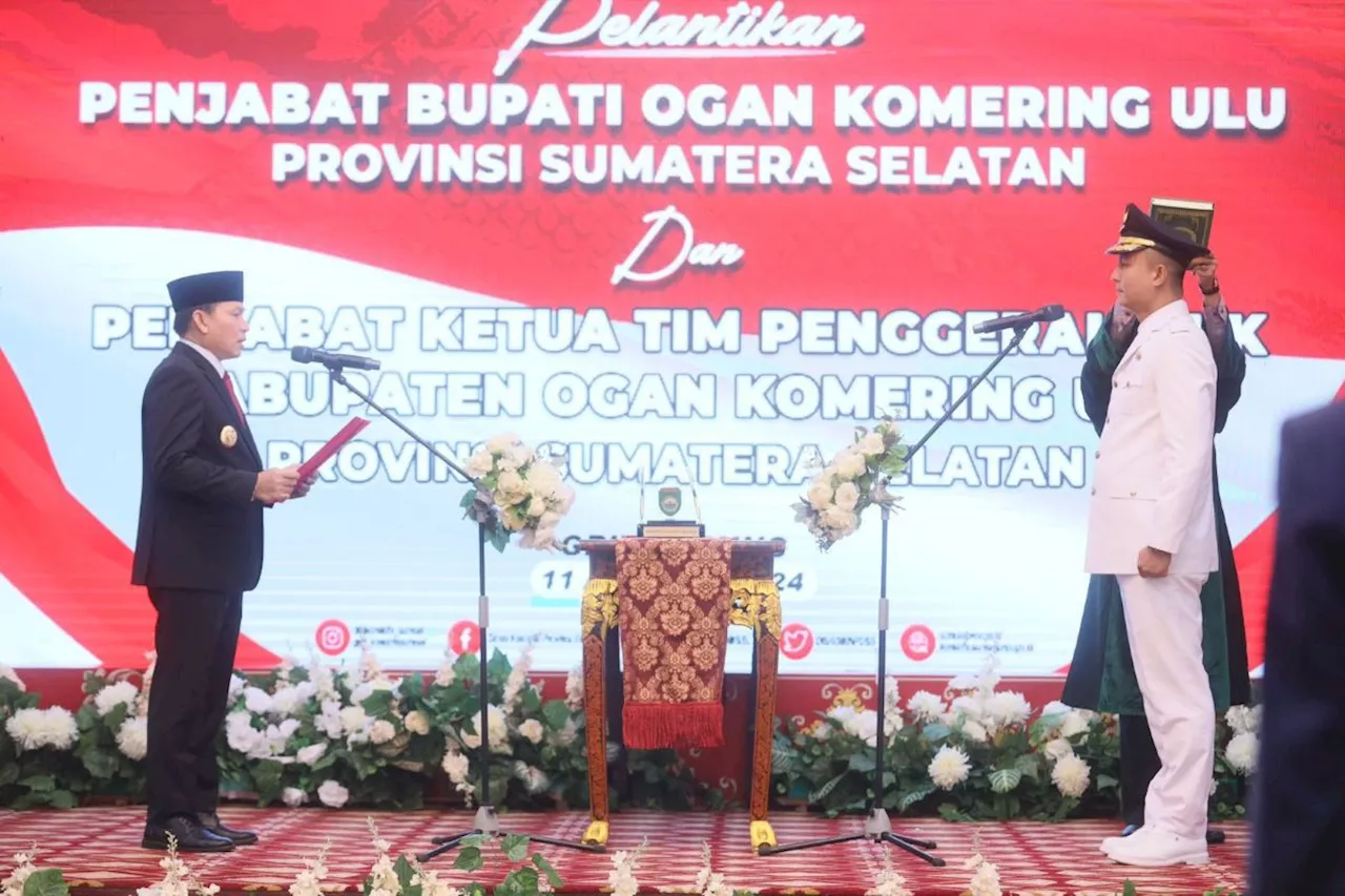 M Iqbal Alisyahbana jadi Pj Bupati OKU, Elen Setiadi Berpesan Begini