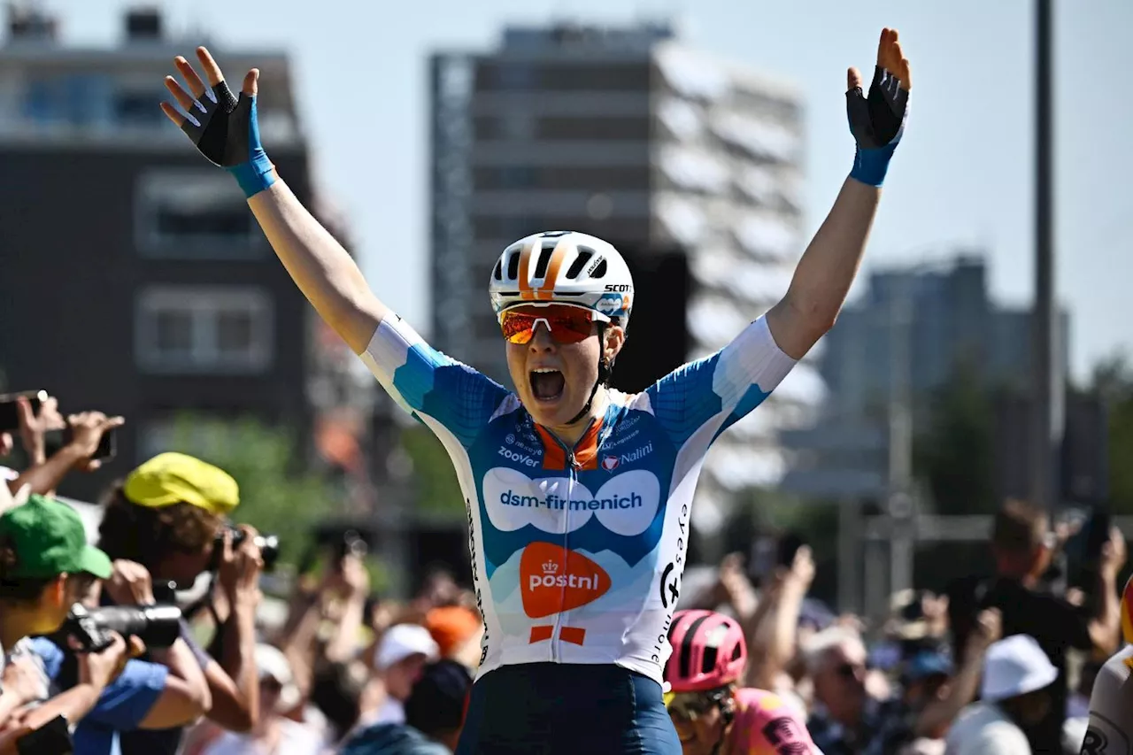 Tour de France femmes: Kool remporte la 1re étape et endosse le maillot jaune