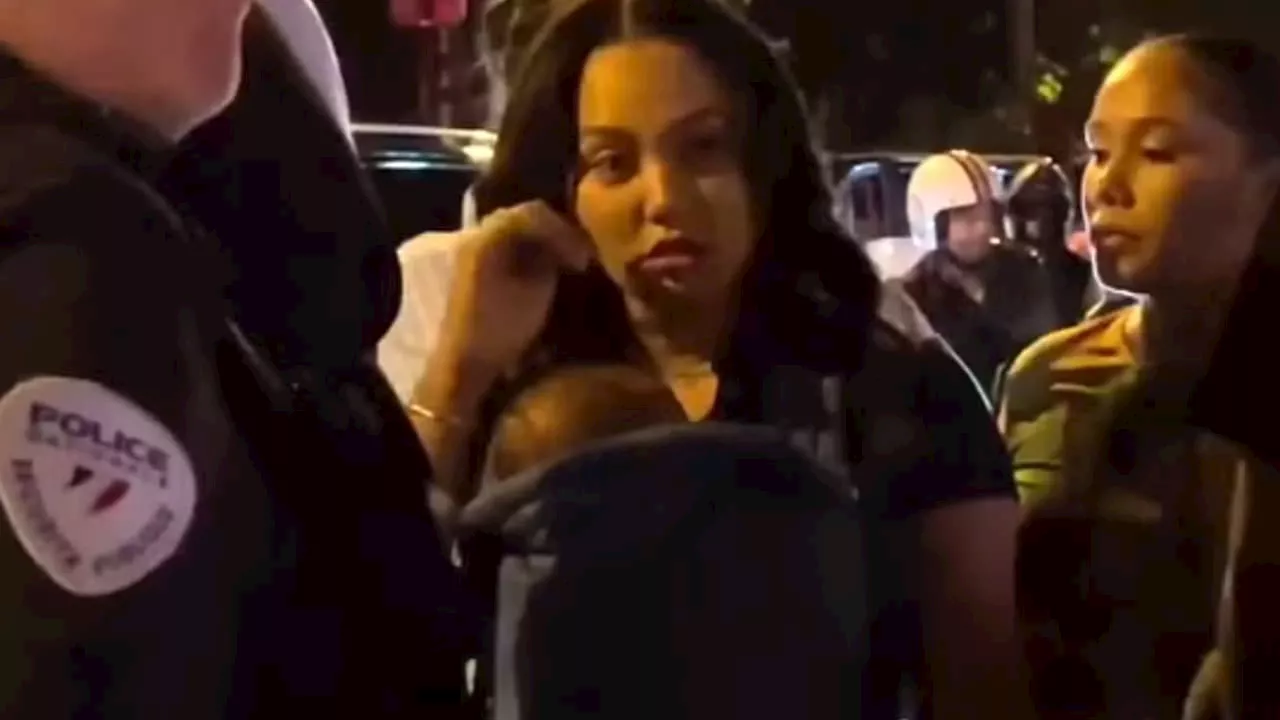 Mulher de Curry chora em confusão com policiais após final nas Olimpíadas; veja