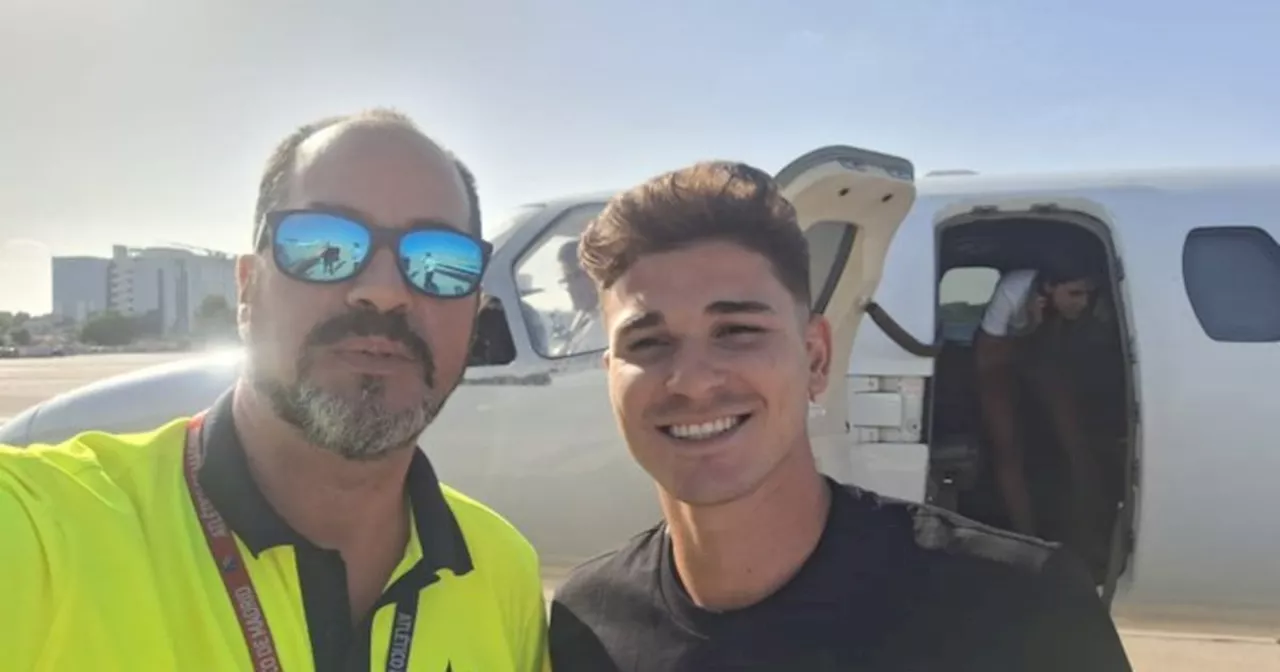 Julián Álvarez ya está en Madrid para sumarse al Atlético del Cholo Simeone