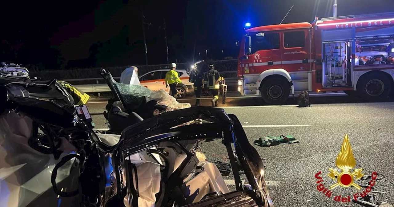 A21, contromano in autostrada a 86 anni, poi lo schianto frontale sulla &#034;corda molle&#034;