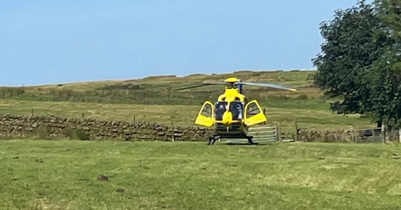 Paraglider injured after crash as air ambulance scrambled