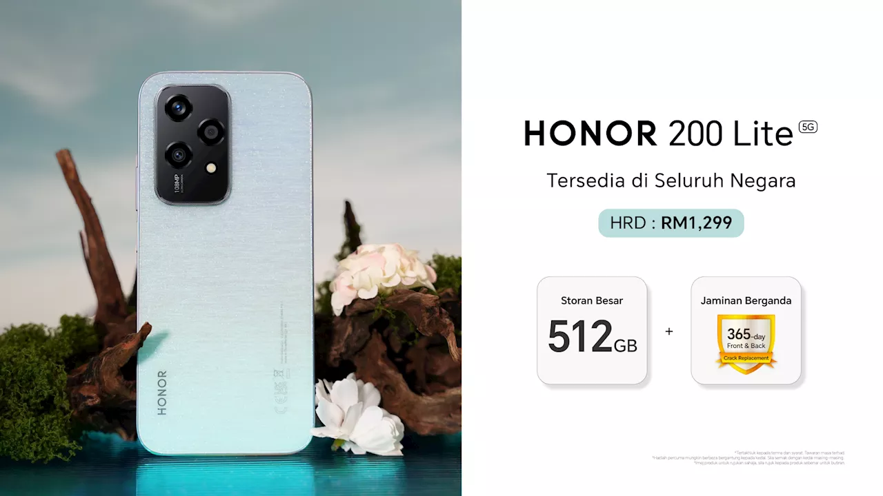 HONOR 200 Lite: Doubling Up On All The Features You Love For Only RM1,299