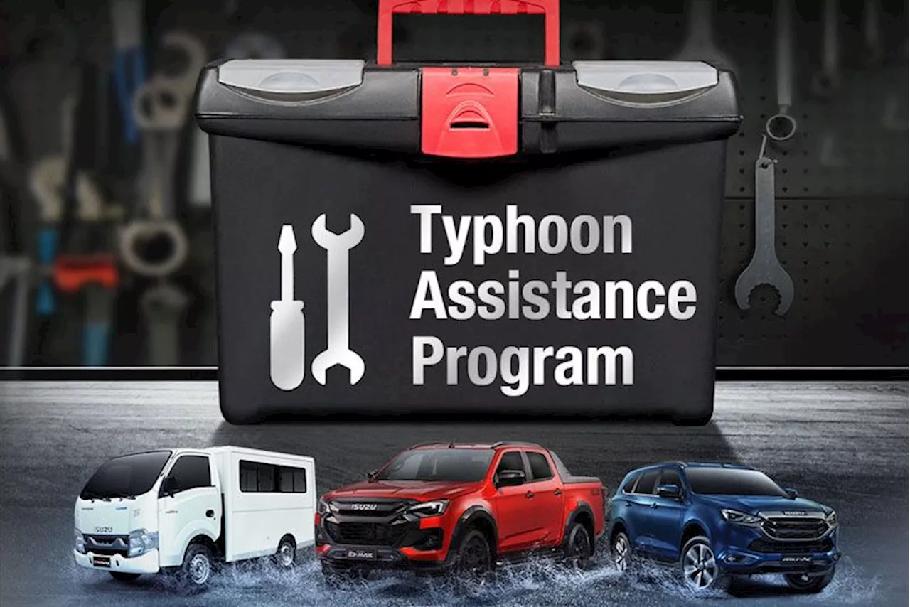 Isuzu Philippines offers Typhoon Assistance Program for vehicles affected by Typhoon Carina