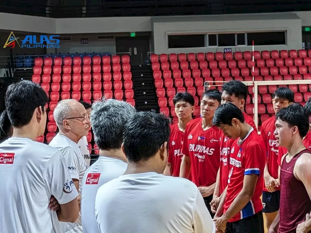 Italian men’s coach debuts for Alas Pilipinas in SEA V. League