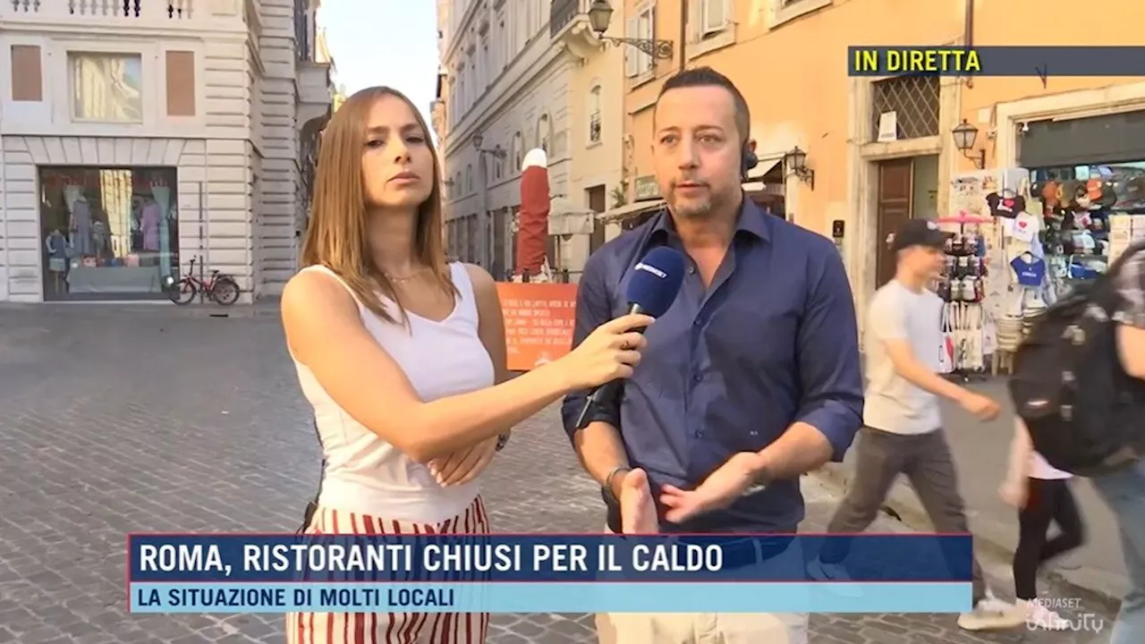 Roma, alcuni ristoranti chiusi per il caldo: 'Temperature troppo elevate'