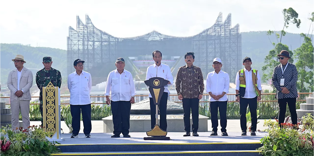 Resmikan Taman Kusuma Bangsa IKN, Jokowi: Bentuk Penghormatan kepada Para Pahlawan