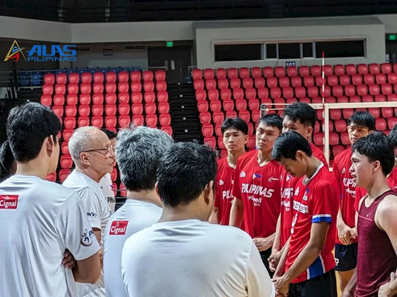 Italian men’s coach debuts for Alas Pilipinas in SEA V. League