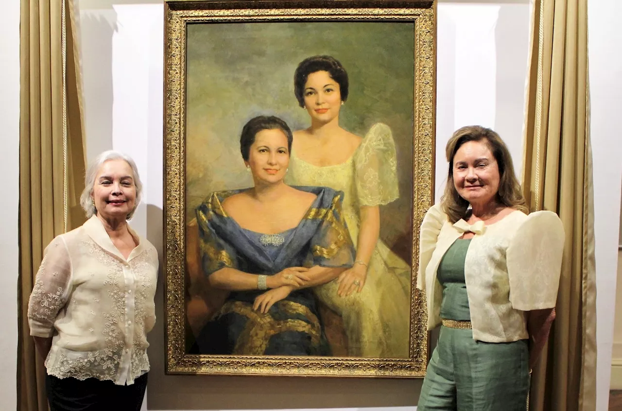 Miss Universe 1973 Margie Moran, family donate Fernando Amorsolo painting to National Museum