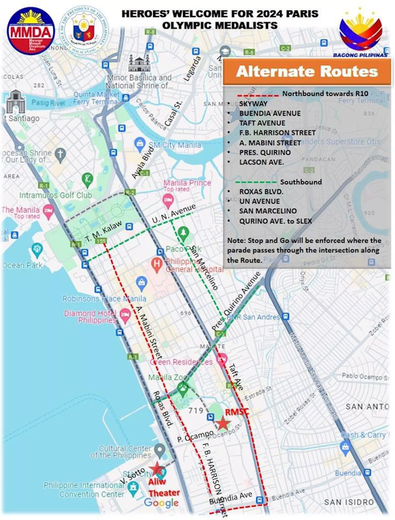 MMDA gets set for Olympic heroes’ homecoming parade