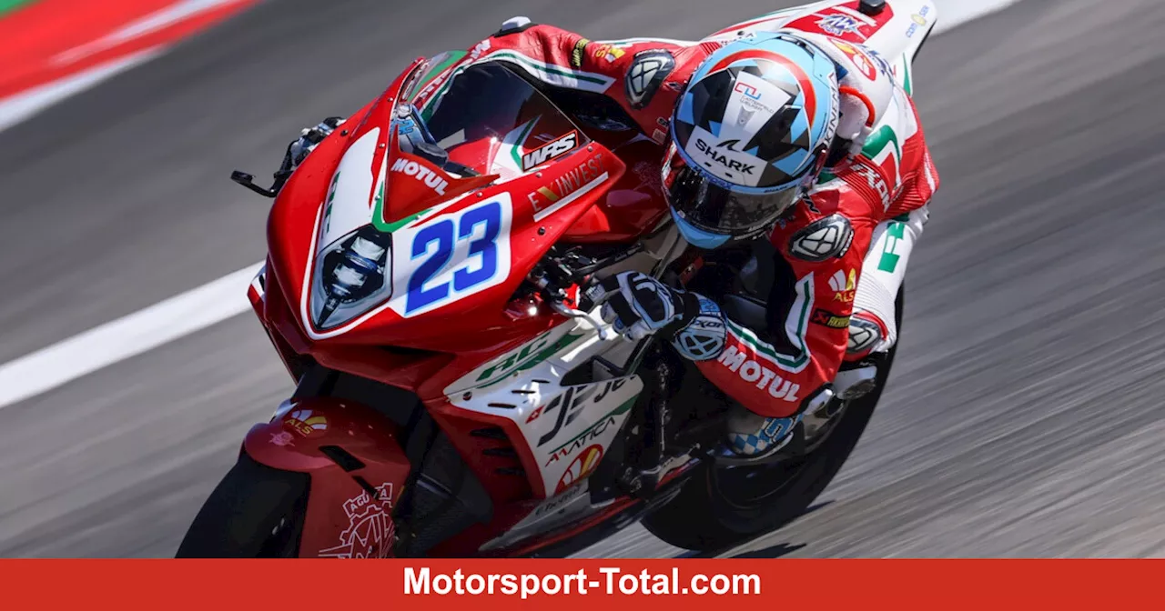 Supersport-WM in Portimao: Erwischte Schrötter einen fehlerhaften Reifen?