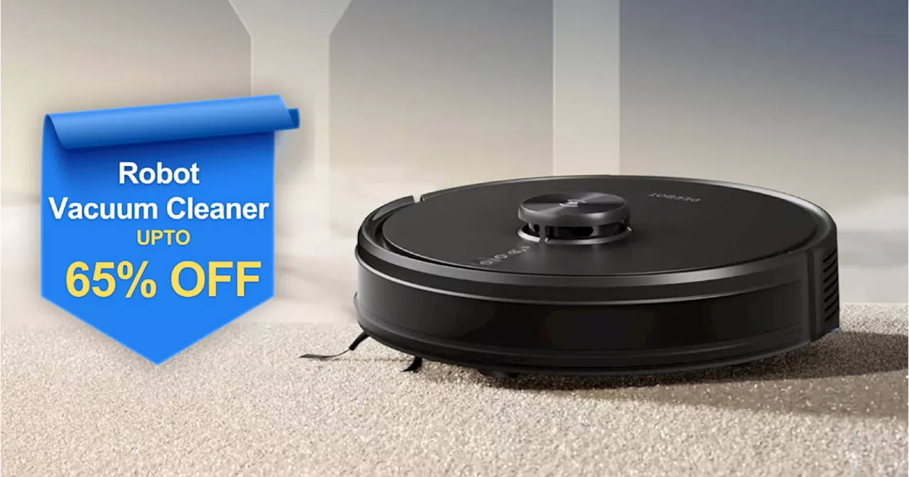 अपने आप ही घर का हर कोना साफ करेंगे Robot Vacuum Cleaner, सेल में पाएं 65% तक की छूट