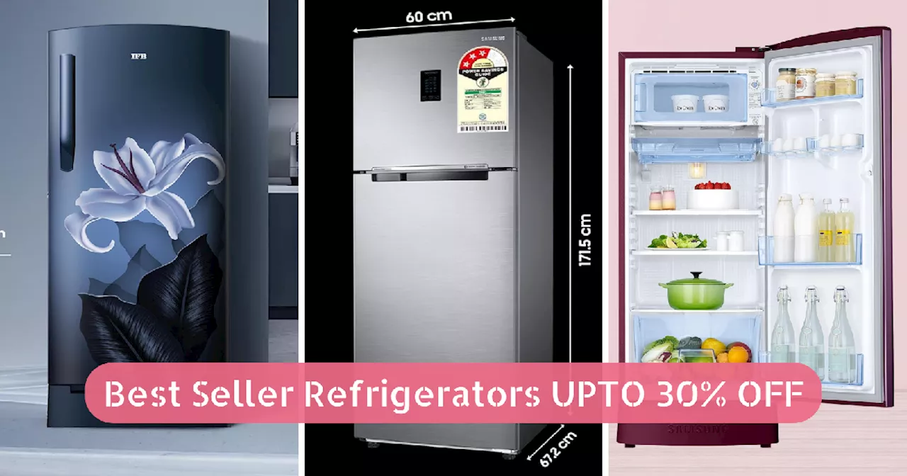 ग्रेट फ्रीडम फेस्टिवल में सस्ते दाम की वजह से खूब बिके ये Top 10 Refrigerators, 30% तक की छूट पर करें ऑर्डर