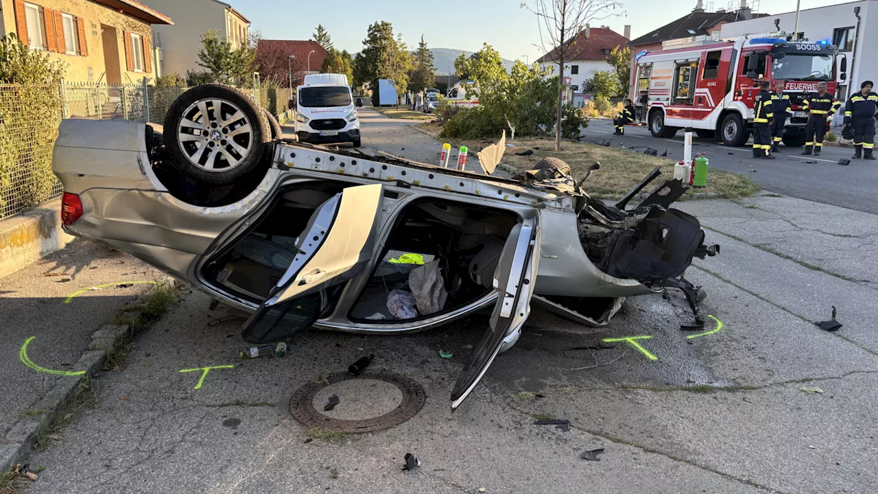 Alkohol und Drogen: Unfall von Probeführerscheinbesitzer in Sooß