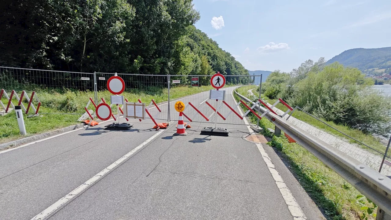 Nach Felssturz in der Wachau: Radfähre wurde vorübergehend eingestellt