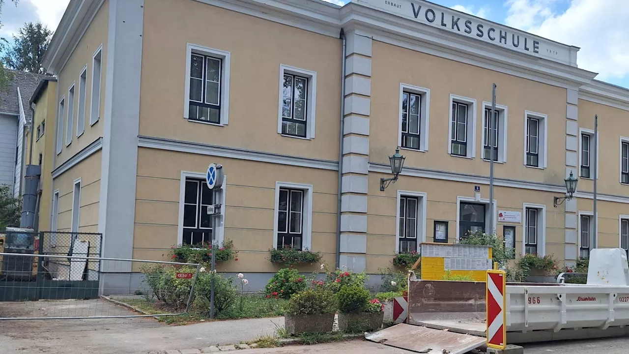 Start für die Umbauarbeiten der Volksschule Hinterbrühl