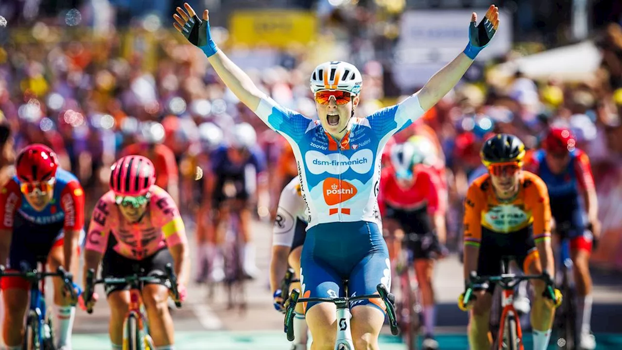 Kool grijpt ritzege en gele trui in eerste Tour-etappe van Rotterdam naar Den Haag