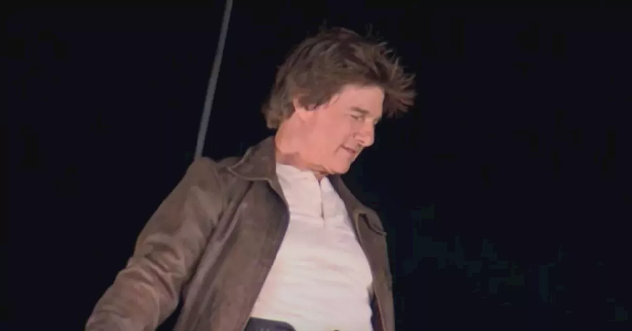 Tom Cruise's epic stunt at Paris 2024 Olympics leads to 'kiss'