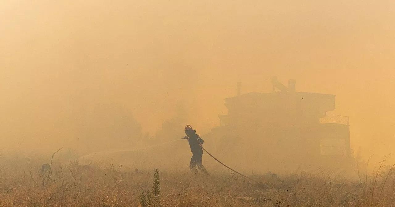 Waldbrand nahe Athen wütet fast ungebremst