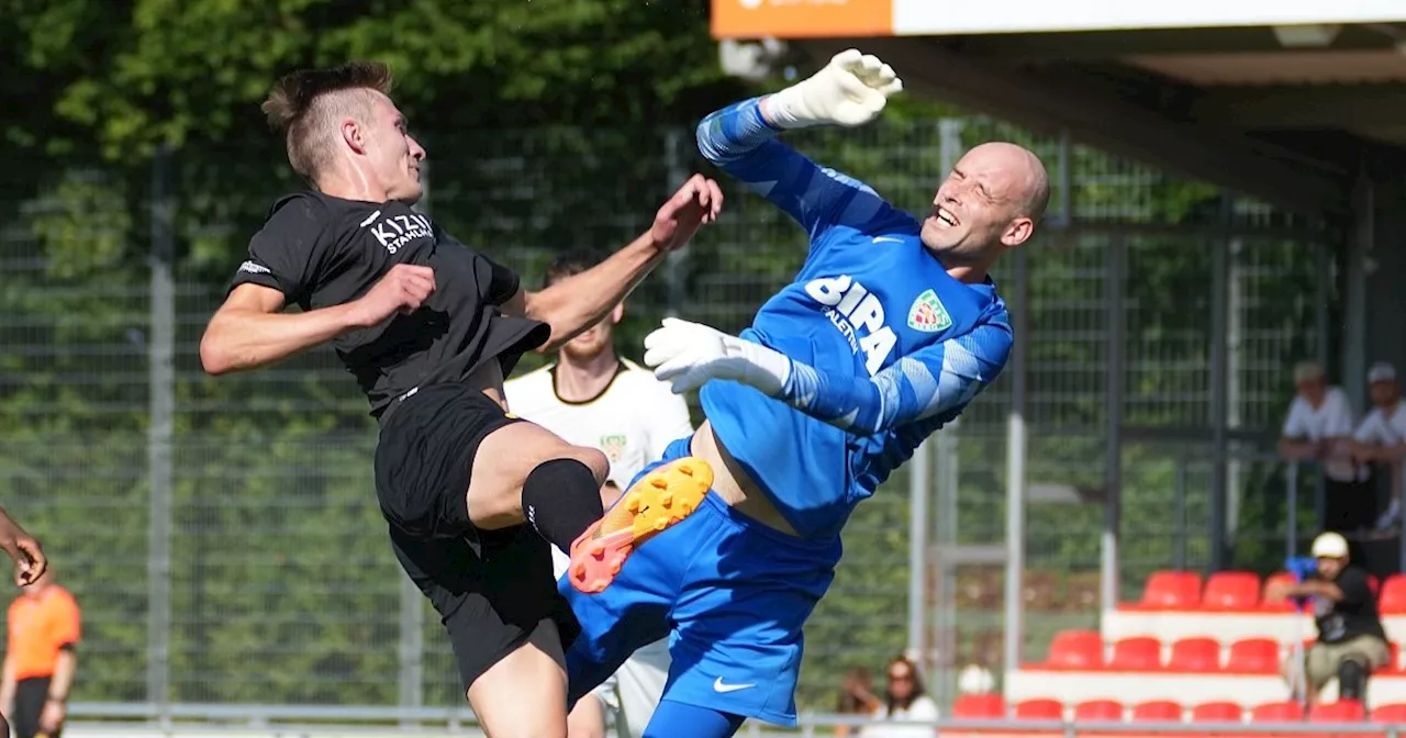 Zusammenprall beim Landesliga-Derby: Zwei doppelte Brüche bei Torwart Leier