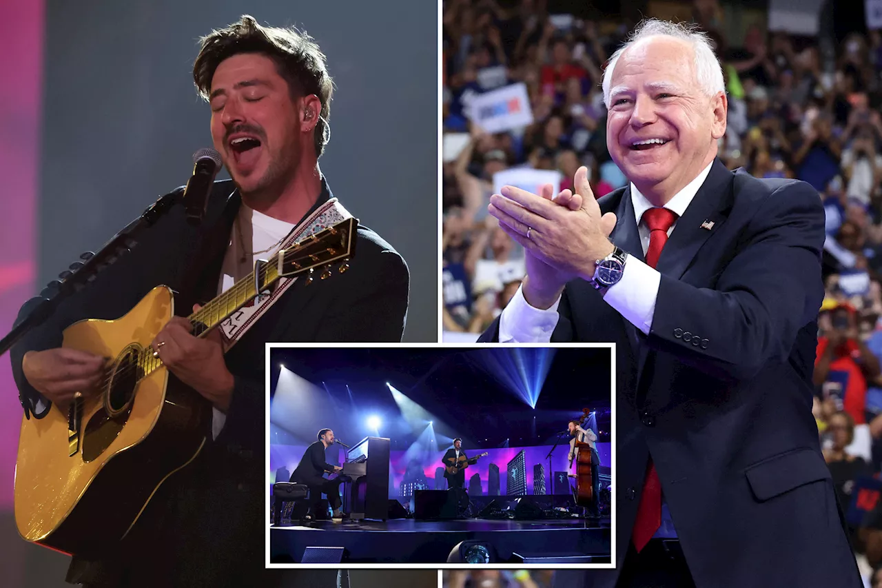  Tim Walz to appear at $50k per-ticket Hamptons fundraiser with Mumford & Sons