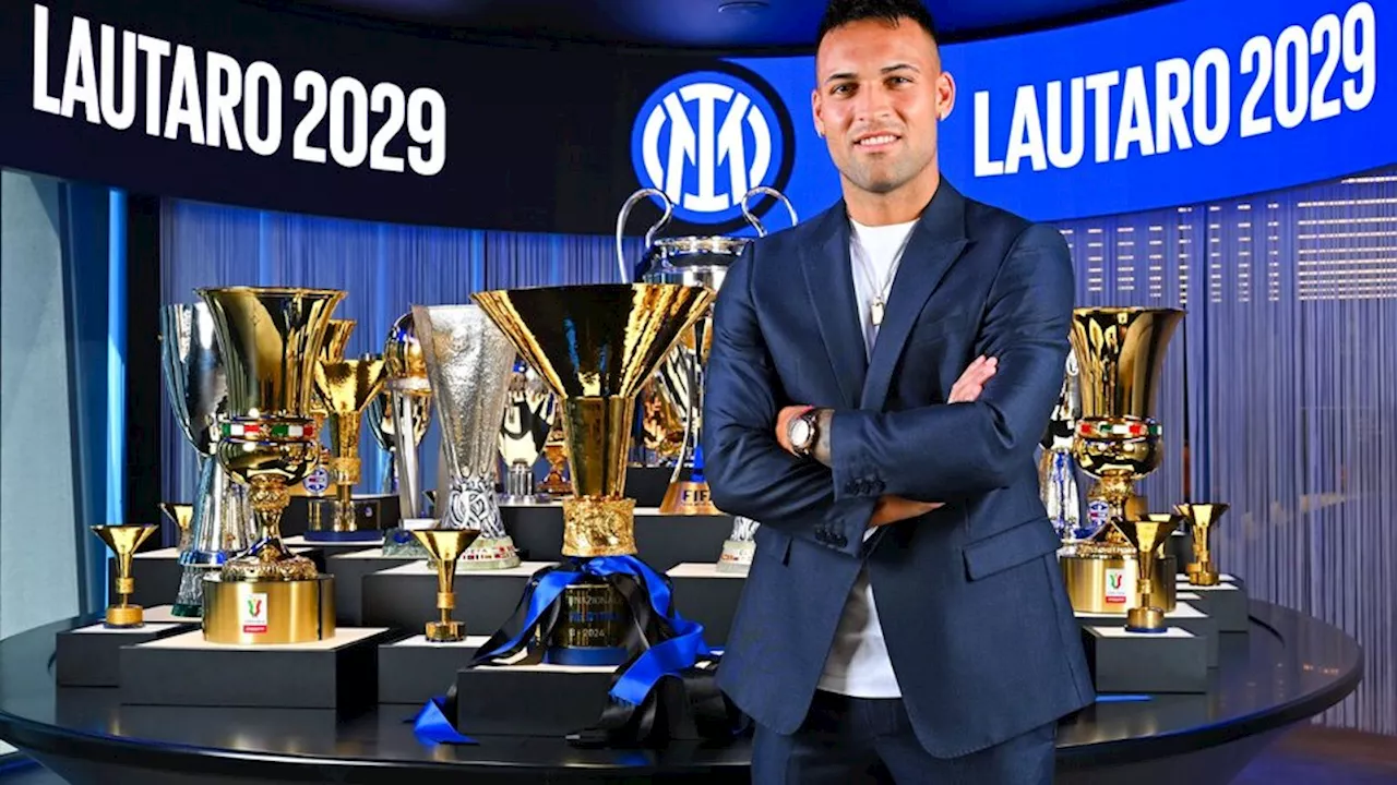 Lautaro renovó en el Inter hasta 2029