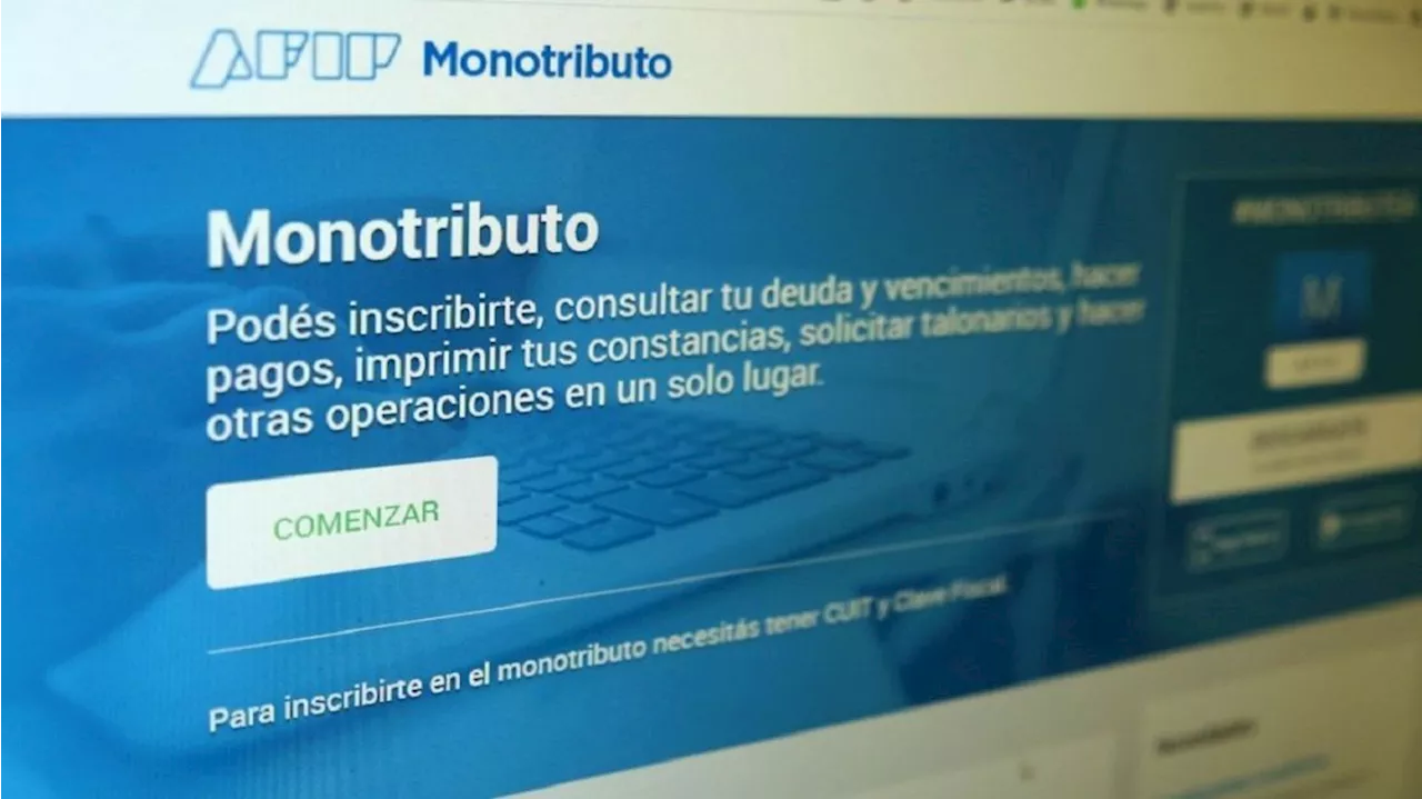 AFIP reglamentó el regreso al régimen de monotributo para los que quedaron excluidos