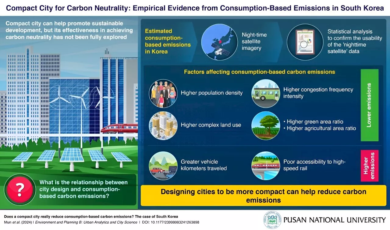 Researchers highlight the carbon-saving potential of compact cities