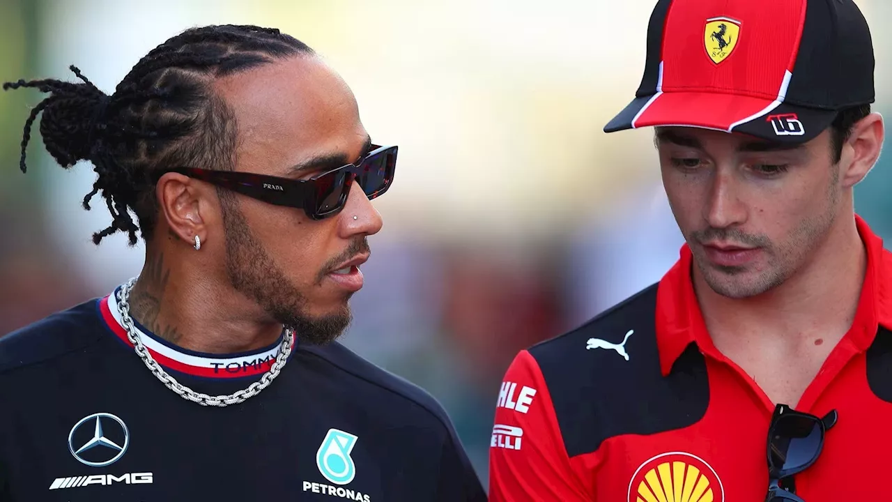 'Aprender com um dos melhores', diz Leclerc sobre chegada de Hamilton na Ferrari