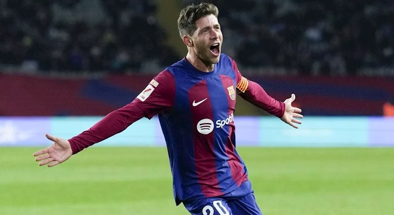 Sergi Roberto despede-se do Barcelona após 18 anos