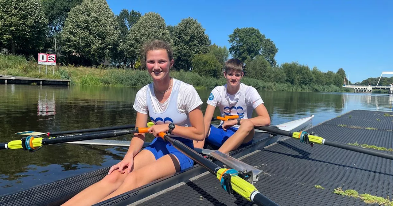 Nieuwe roeitalenten bereiden zich voor op volgende Olympische Spelen: 'Ik wil later goud winnen'