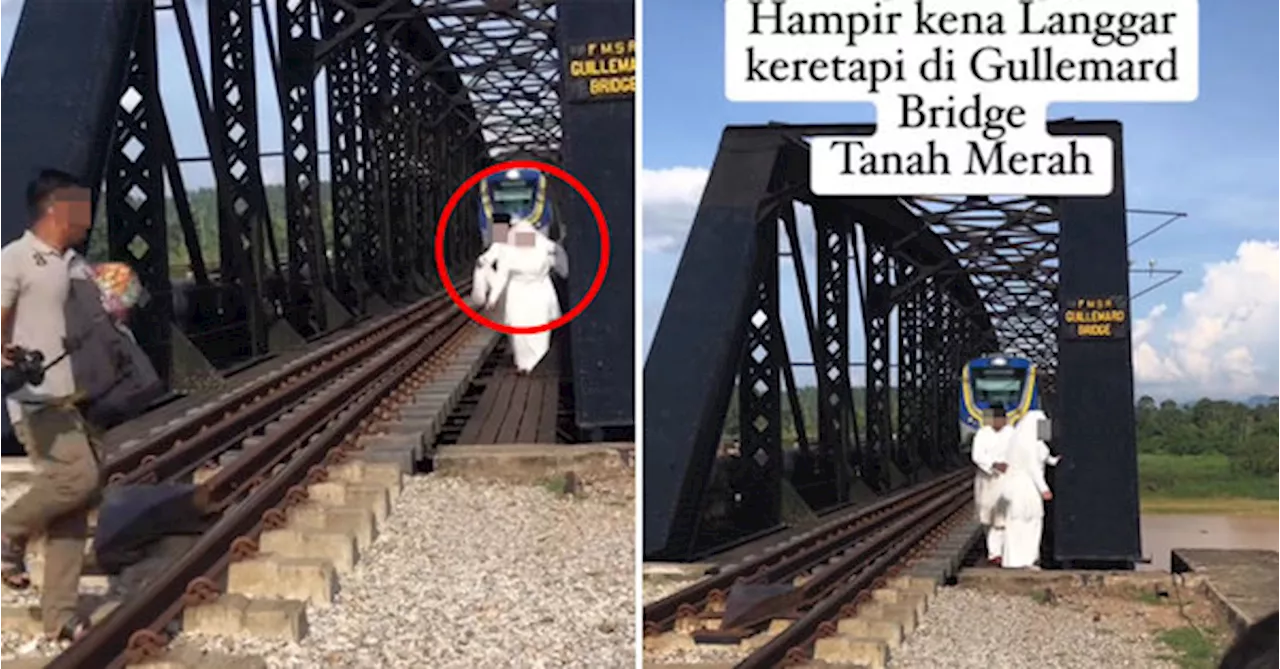 Couple Under Fire For Halting KTM Train During Wedding Photoshoot At Guillemard Bridge