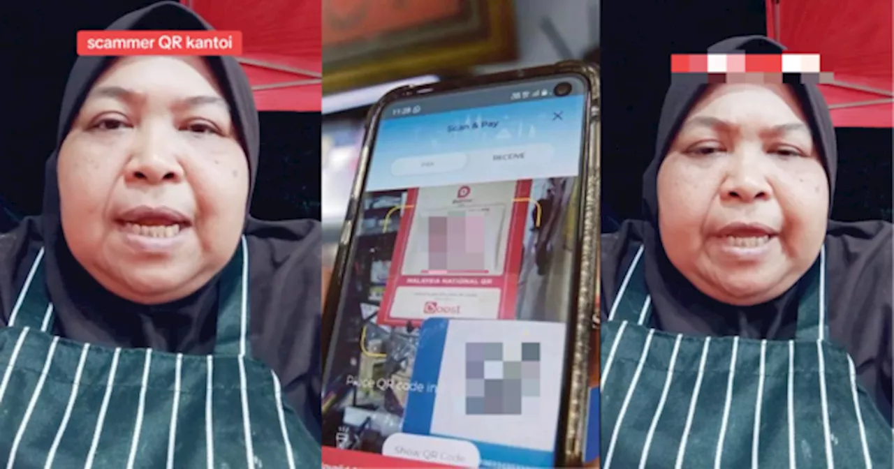 Pelanggan 'Play Victim' Lepas Kantoi Tipu Kata Dah Bayar Guna QR Pada Peniaga