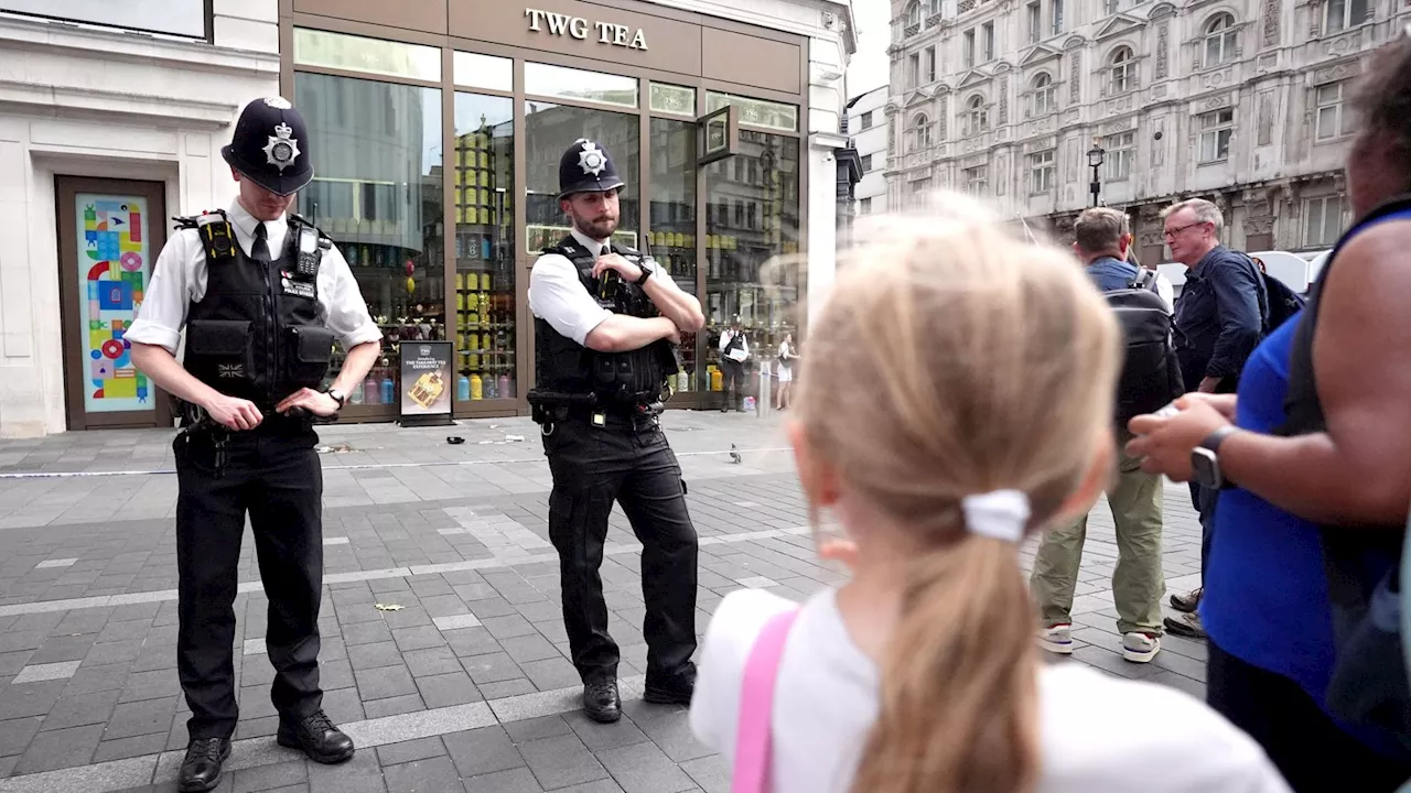 Security guard disarms knifeman after girl, 11, and mother, 34, stabbed in Leicester Square