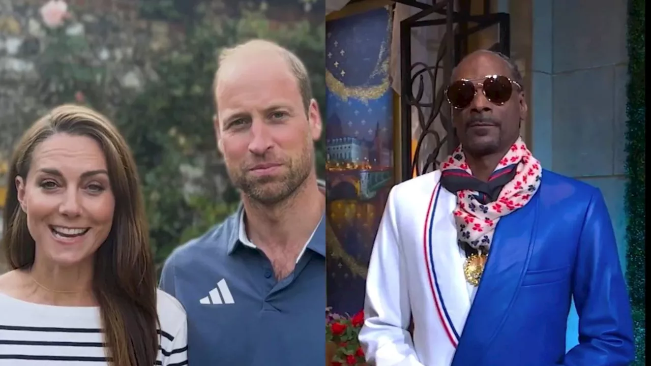 William and Kate team up with Snoop Dogg in heartfelt message to Olympic athletes