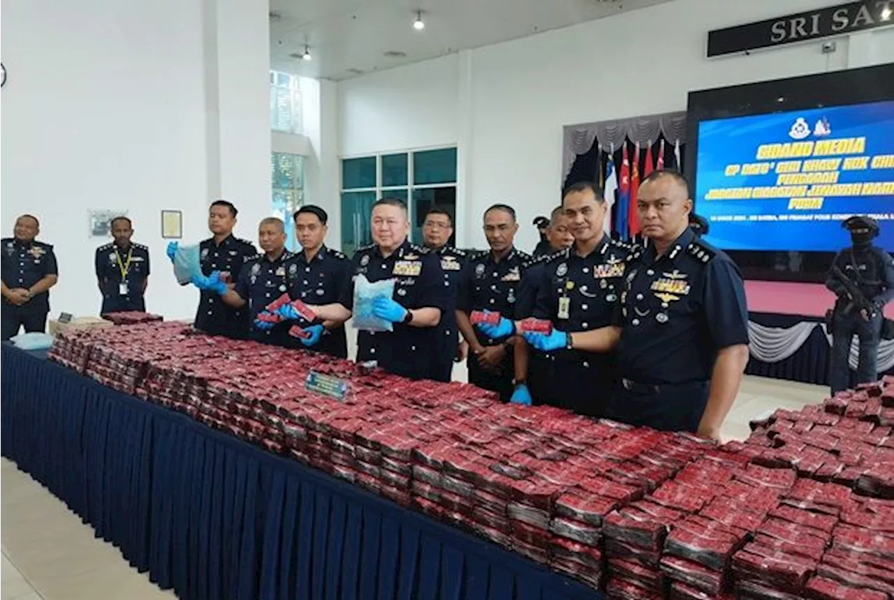 NCID seizes drugs worth RM21.8mil, nabs Singaporean ringleader in KL raid