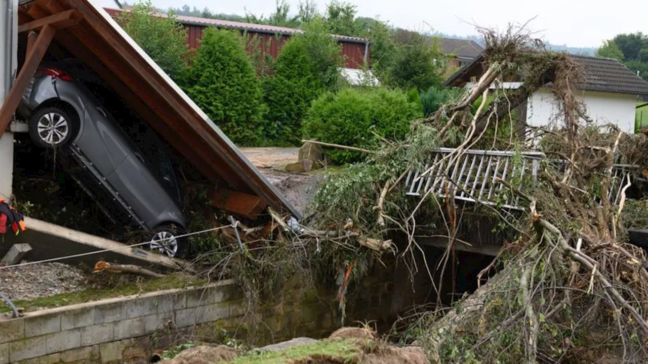 Unwetterschäden: Landesamt veröffentlicht neue Karte zu Starkregen-Risiken