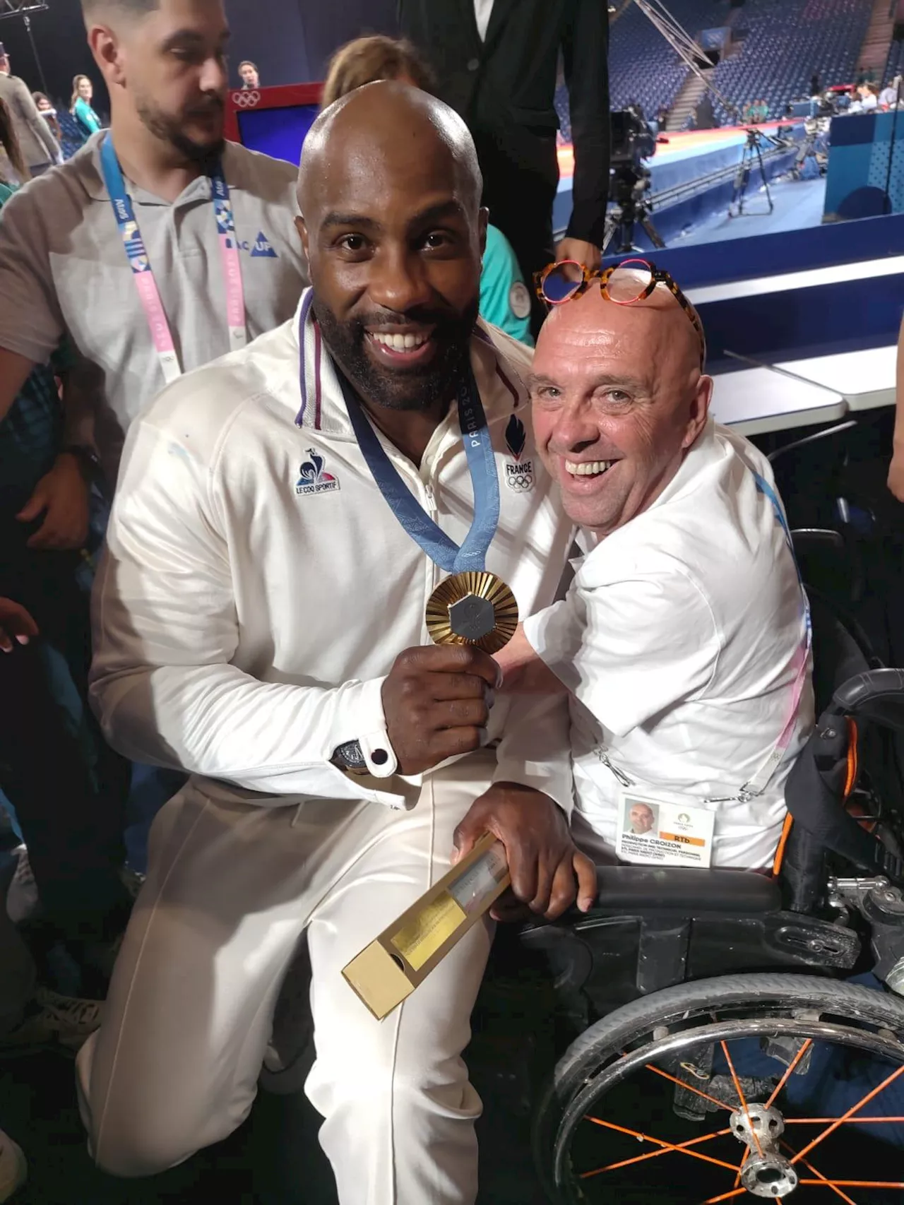 « Teddy Riner s’est assis sur mes genoux et mon fauteuil a craqué ! » : Philippe Croizon nous raconte ses JO