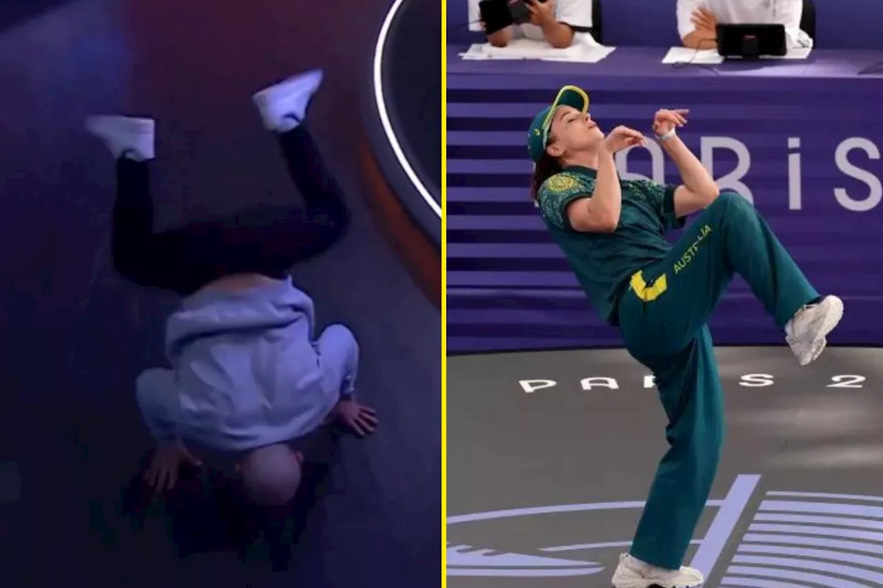 Alexander Volkanovski shows off breakdancing moves to rival viral Australian Olympian Raygun...