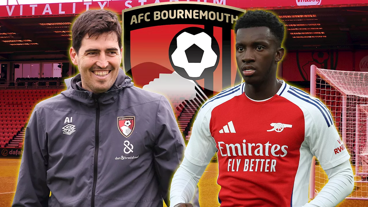 Bournemouth target £50million-rated Arsenal man Eddie Nketiah as Dominic Solanke replacement...