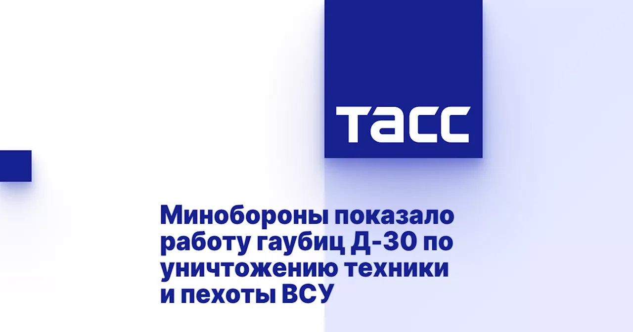 Минобороны показало работу гаубиц Д-30 по уничтожению техники и пехоты ВСУ