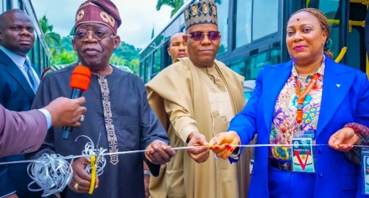 PHOTOS: Tinubu inaugurates 30 locally assembled CNG buses