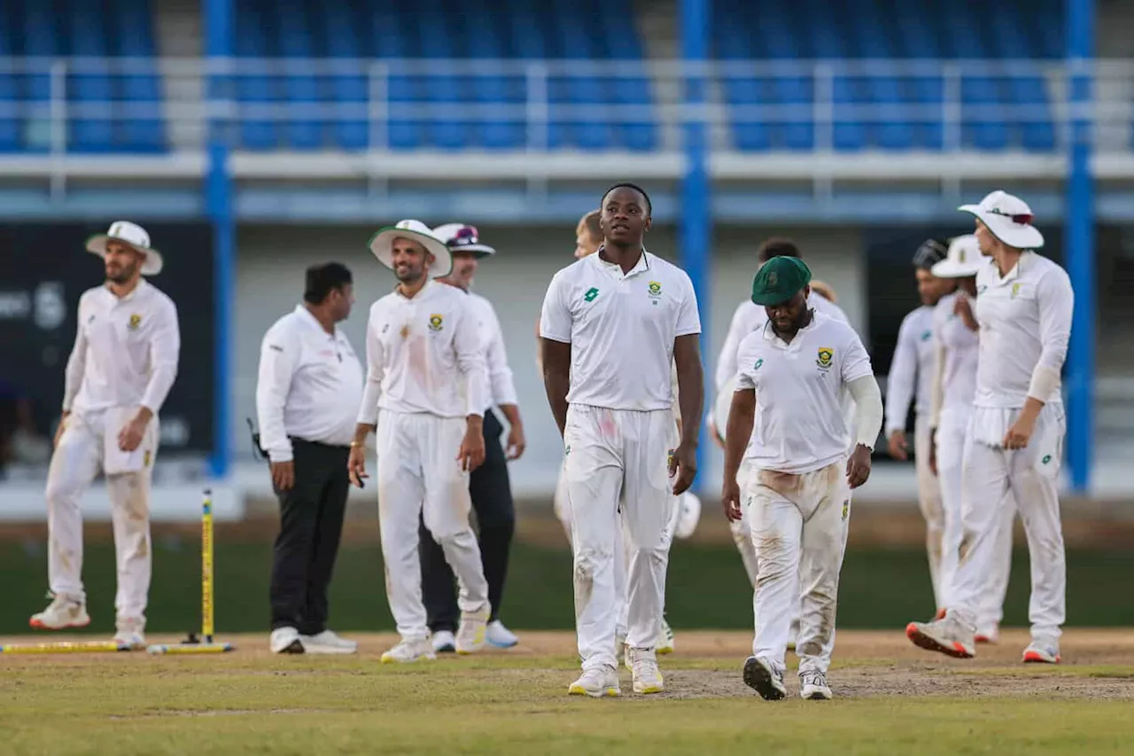 West Indies, Proteas play to exciting draw in rain-affected first Test