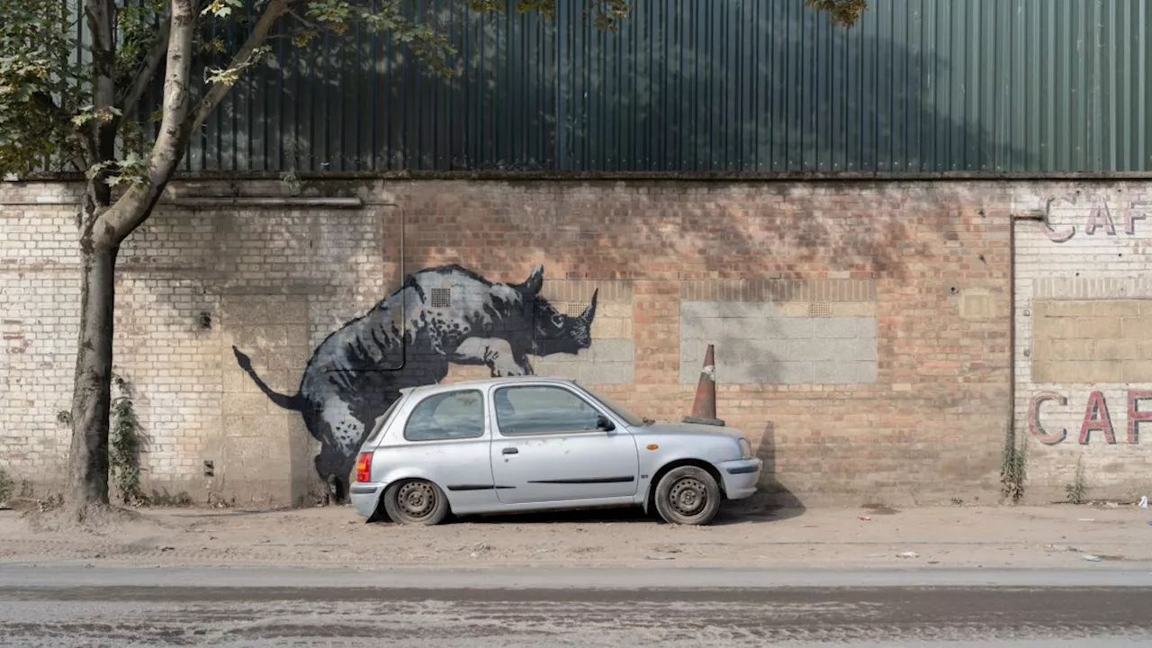 Banksy unveils eighth animal-themed artwork in London