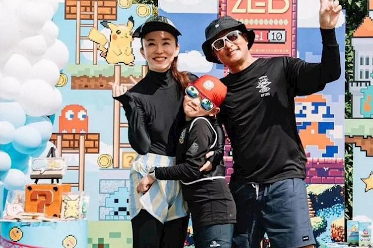 Fann Wong throws pirate-themed birthday party for son Zed