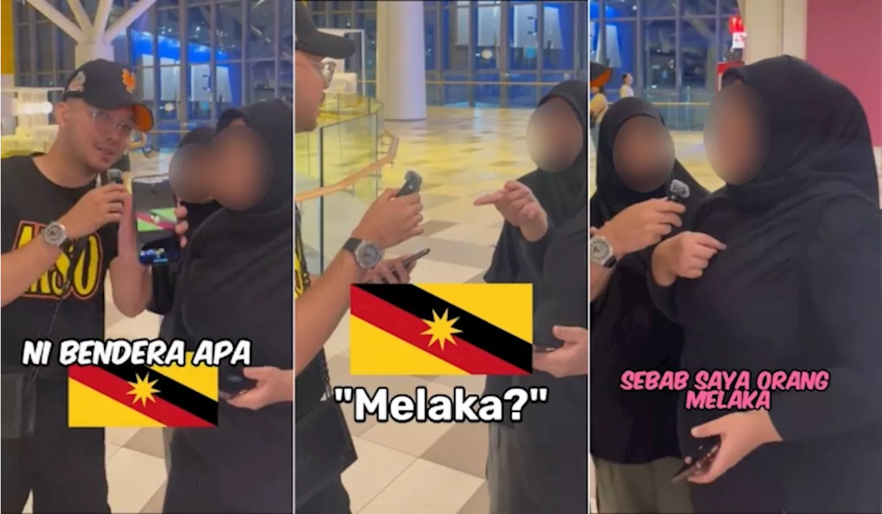 [Video] Anak Muda Tak Tahu Bezakan Bendera Negeri Melaka & Sarawak Buat Ramai ‘Garu Kepala’