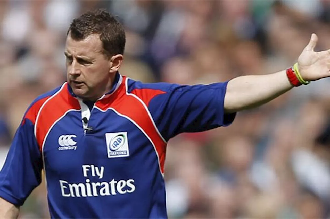 Top referee Nigel Owens marries long-term partner