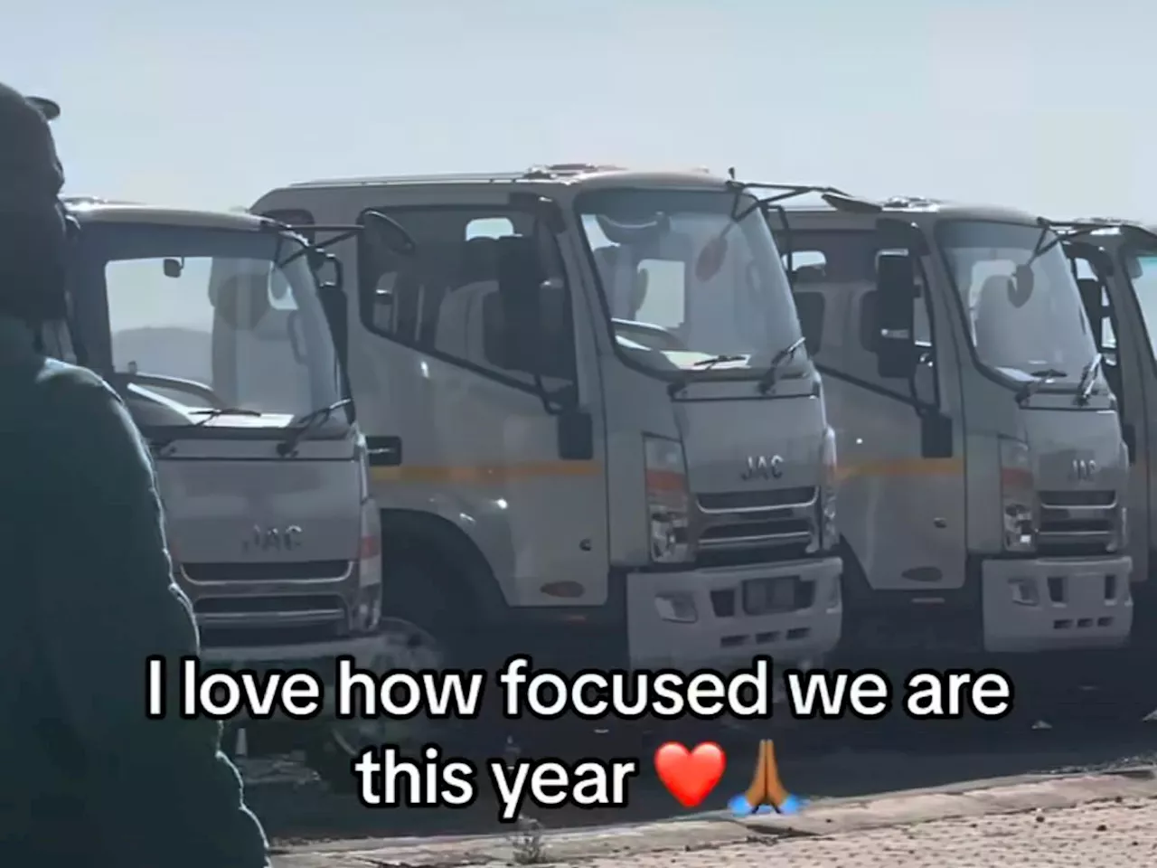 WATCH: Gogo Maweni and her husband show off new trucks