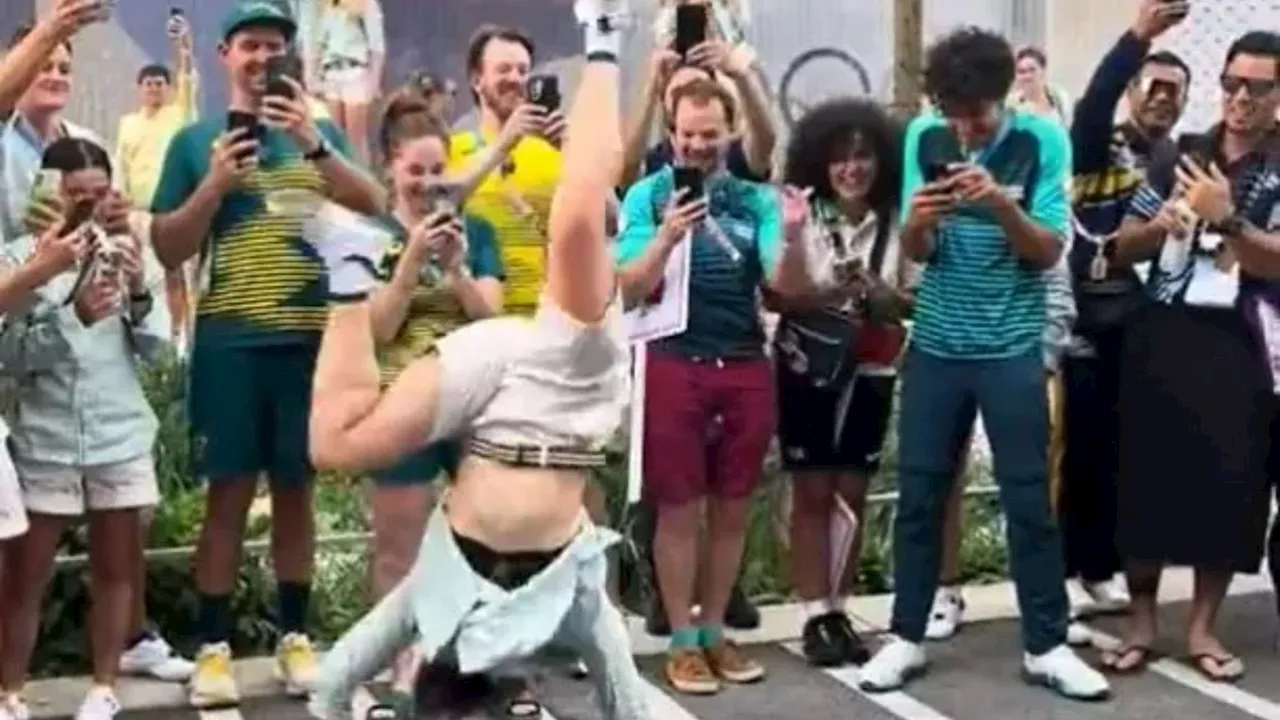 Watch viral Australian breakdancer Raygun perform again at Olympics 2024 in impromptu dance off...